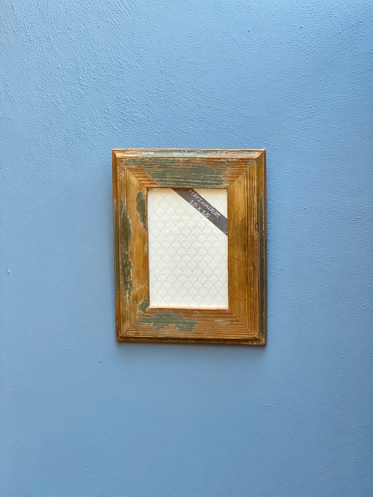 Vintage Bilderrahmen 10 x 15 cm - handgefertigt aus recyceltem Altholz - Unikat