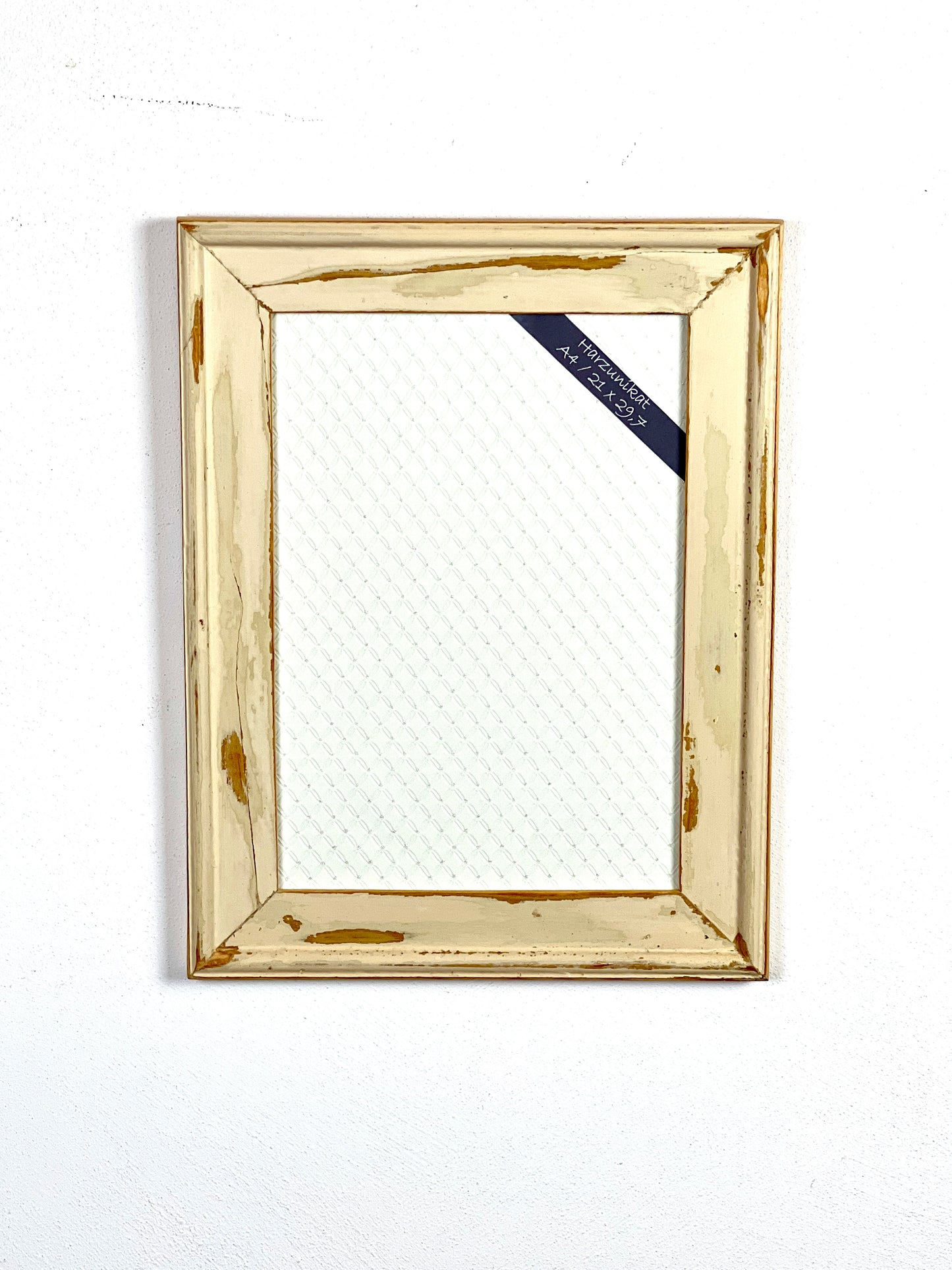 Vintage Bilderrahmen A4 - 21 x 29,7 cm - handgefertigt aus recyceltem Altholz - Unikat