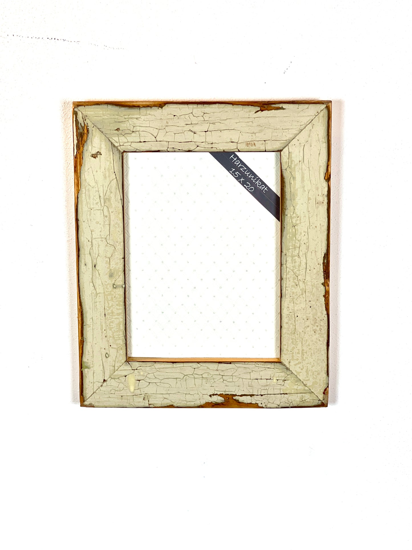 Vintage Bilderrahmen 15 x 20 cm - handgefertigt aus recyceltem Altholz - Unikat